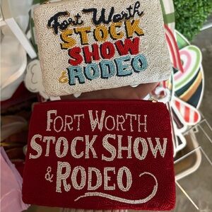 Custom Fort Worth Stock Show & Rodeo 4x6 Bag - Options - Red or White